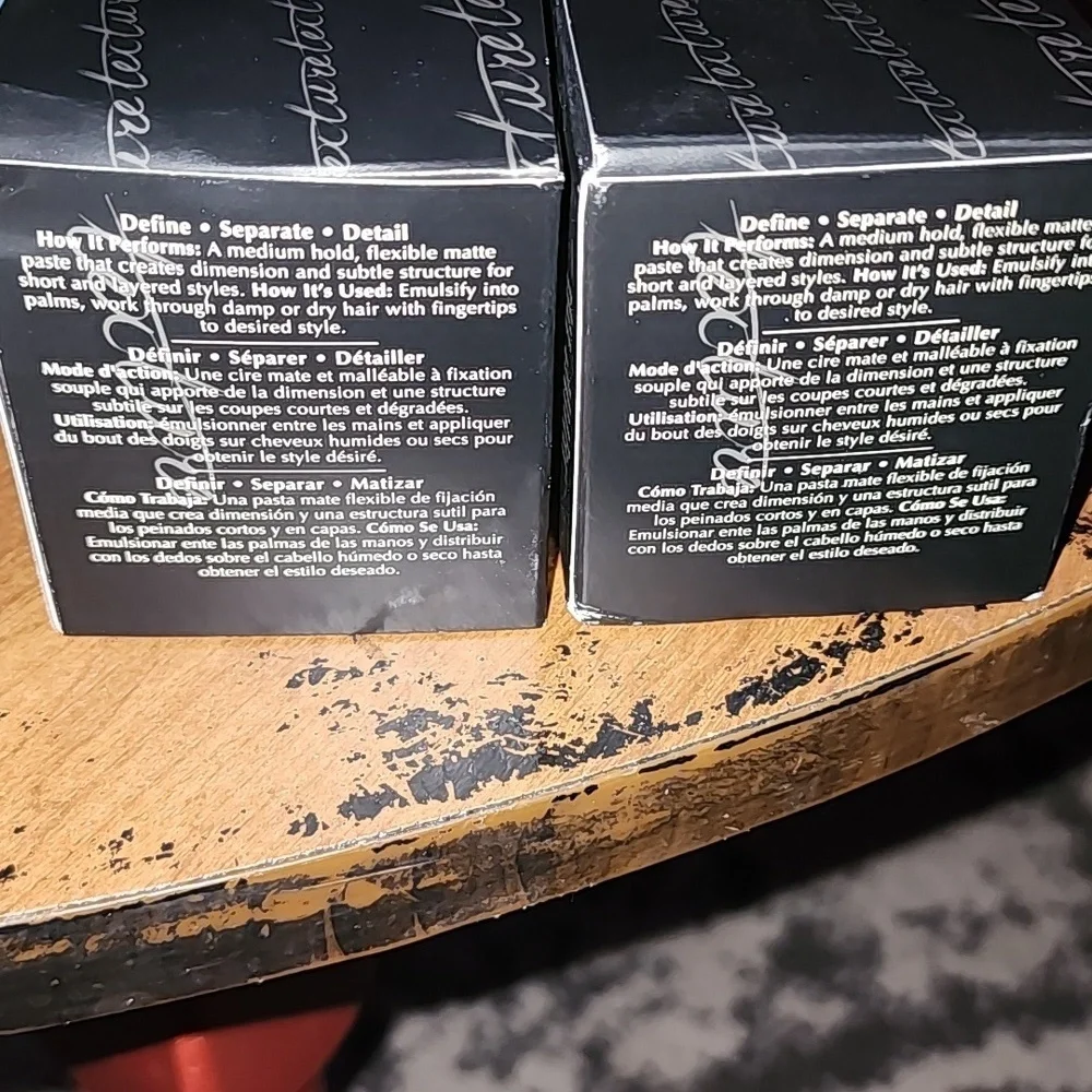 New in Box ECRU New York Hair Texture Defining/Detail/Separate Paste 2-Pack